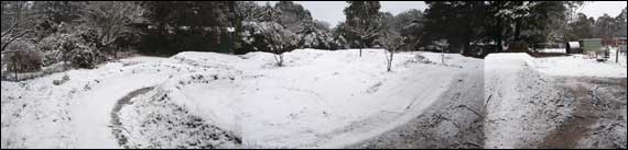 Backyard BMX track Winter 2007