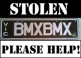 stolen plate