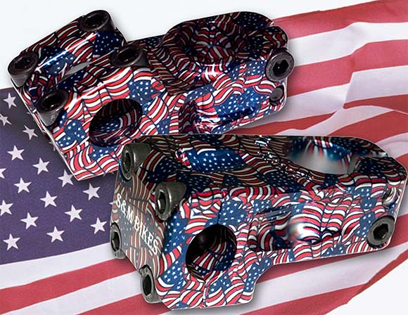 S&M limited edition patriot BMX stem