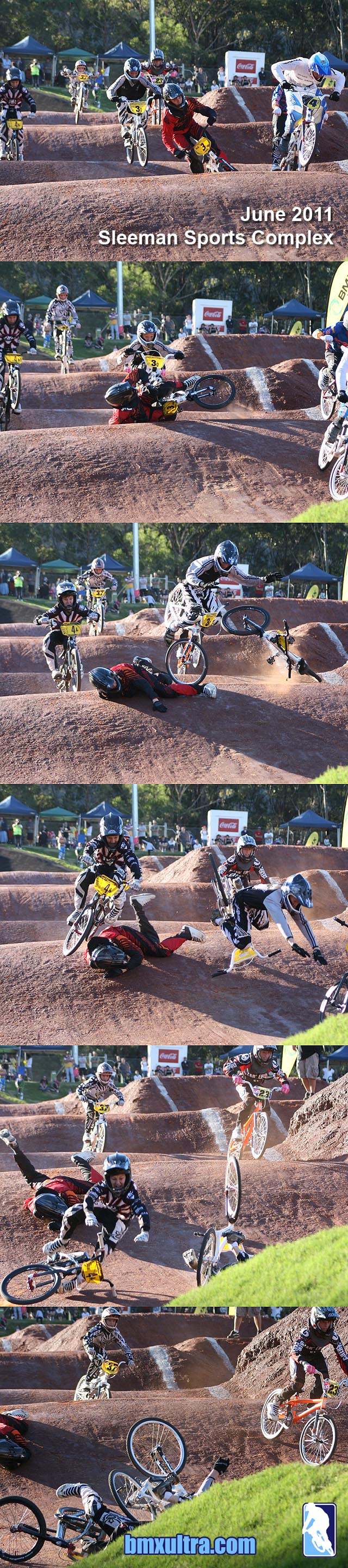 Sleeman opening crash sequence