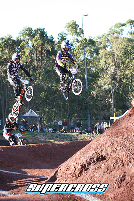 Alex Cameron in action at the Sleeman BMX track