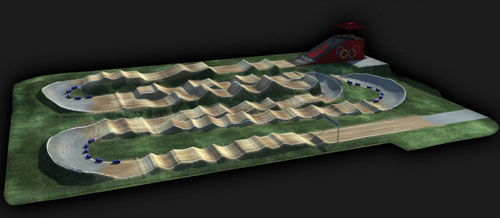 2008 Olympics BMX Track - click for a closer look