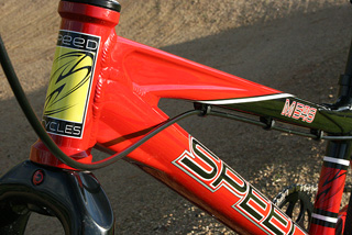 Speed Bicycles head tube