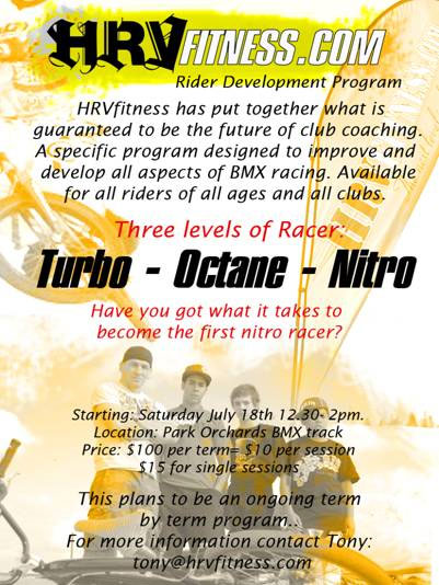 HRVfitness Rider Development program
