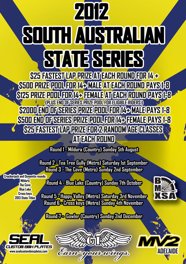 BMXSA 2012 State Series