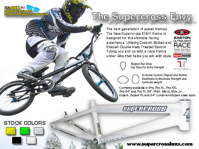Supercross BMX Envy frame